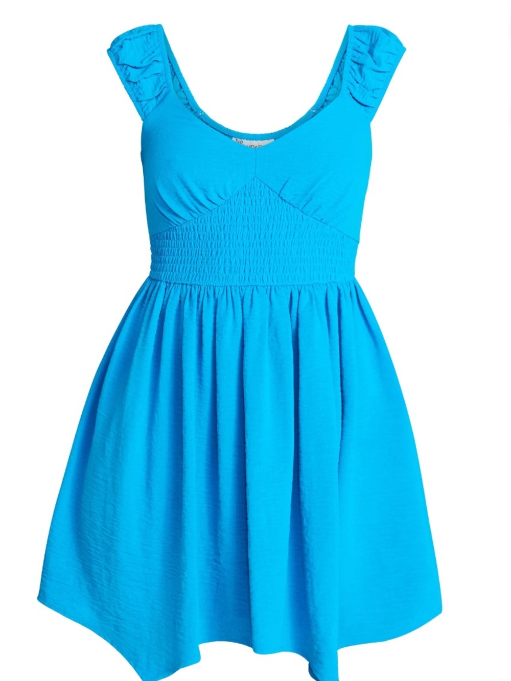 No Boundaries Smocked Waist Mini Dress